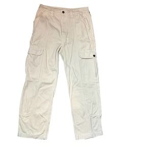 Billabong Women’s Beige Cargo Jeans High Waisted Sz 29